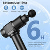 Massage Gun, Deep Tissue Massager Gun for Pain Relief, Percussion Muscle Massage Gun for Athelets, Handheld Electric Back Massager with 30 Speed Levels & 9 Massage Heads